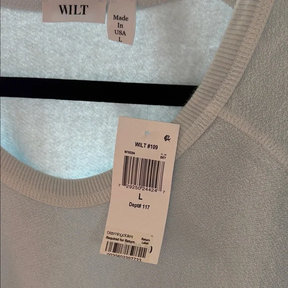 Wilt Light Blue Women's Sweatshirt - Picture 2 of 3